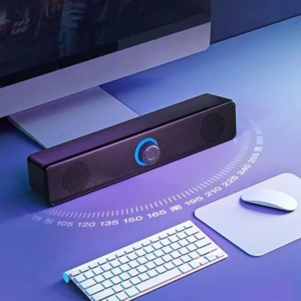 Bluetooth 4D Surround Speaker Home Theater Sound System Computer Soundbar For TV Subwoofer Wired Stereo Strong Bass - Imagem 2