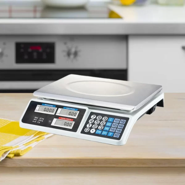 Digital Scale Price Computing Scale LCD Display Commercial Food Counting Weighing Scale for Retail Outlets Deli Farmers Market - Imagem 2