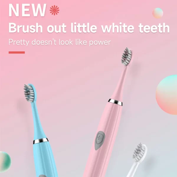 Electric Toothbrush for Adults Soft DuPont Bristle Portable Battery Endurance IPX6 Waterproof Intelligent Effective Oral Care - Imagem 3