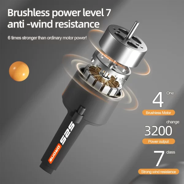 New S2S Mini Drone Profesional 8K HD Camera Fly 25Min Obstacle Avoidance Brushless Foldable Quadcopter Optical Flow RC Dron - Imagem 2