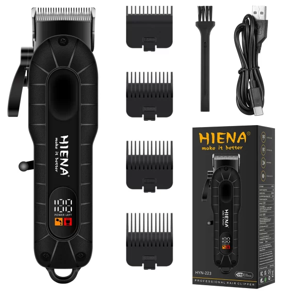 HIENA hair clipper Shaver Professional electric scissors push Barber shop hair trimmers Hair cutting machine trimmer for men - Imagem 8