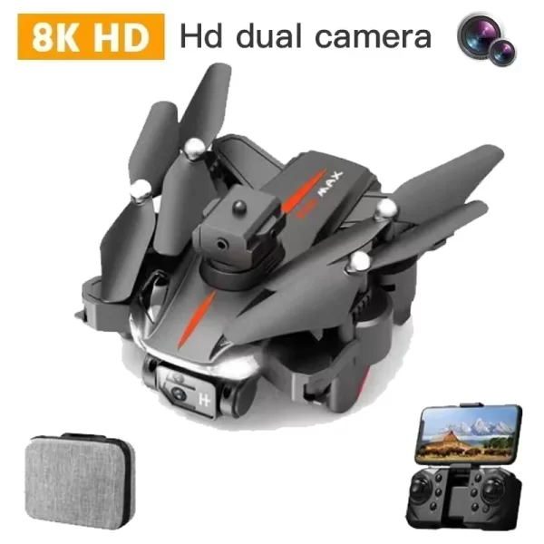 NEW P11 Max RC Drones 8K Professional HD Dual Camera Wifi Four-way Intelligent Obstacle Avoidance Foldable Quadcopter Toys Gifts - Imagem 9