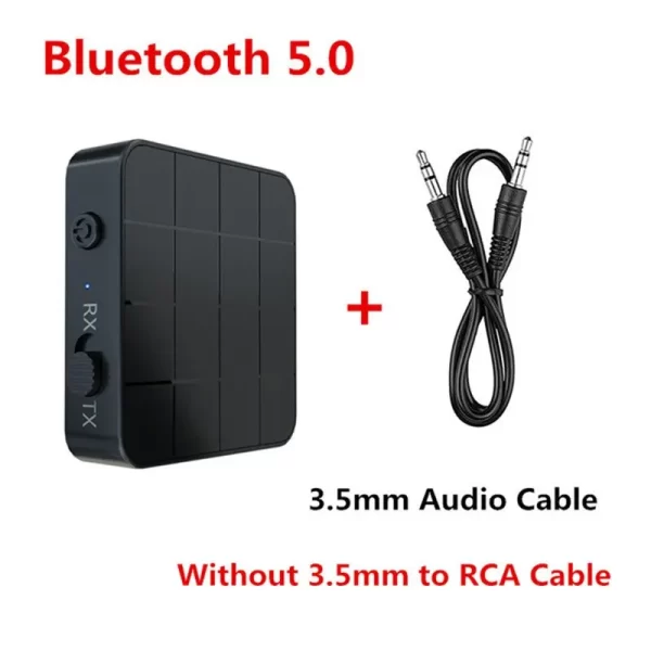 Bluetooth 5.0 Audio Receiver Transmitter 2 IN 1 RCA 3.5MM AUX Jack USB Dongle Stereo Wireless Adapters For Car TV PC Headphone - Imagem 8