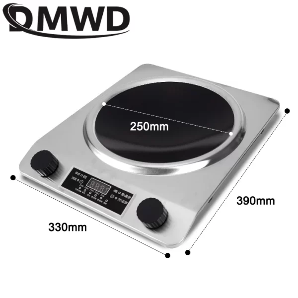 Electric Induction Cooker Waterproof 4500W High Power Concave Stove Hotpot Cooker Intelligent Home Commercial Hot Pot Cookware - Imagem 6