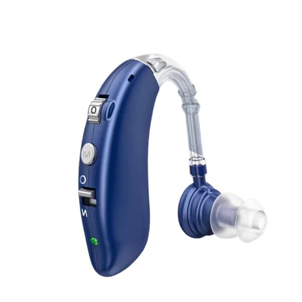 Rechargeable Digital Hearing Aid Adjustable Tone Best Sound Amplifier Portable Deaf Elderly BTE Hearing Aid - Imagem 7