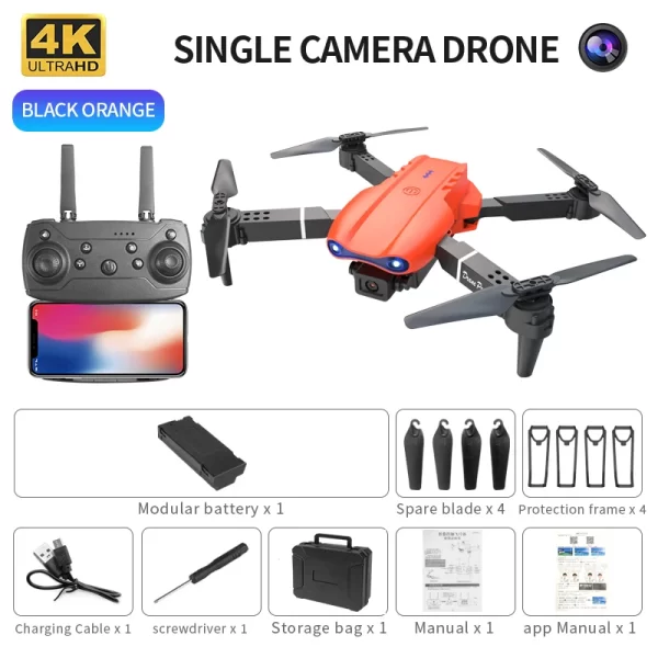 QJ E99 K3 Pro HD 4k Drone Dual Camera High Hold Mode Foldable Mini WIFI Aerial Photography RC Quadcopter Toys Helicopter Dron - Imagem 13