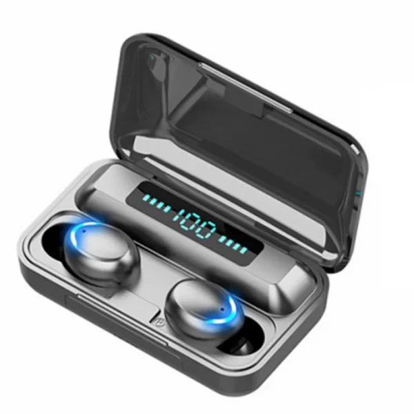 TWS F9-5 Earphone Bluetooth Earphones Wireless Headphones Hifi Stereo Sports Earbuds Headset Hearing Aids With Mic Handfree - Imagem 7