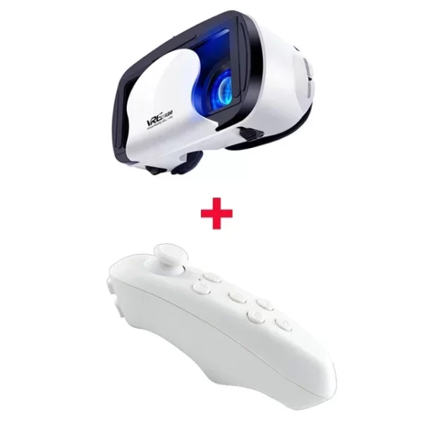 VR Virtual Reality 3D Smart Glasses Stereo Helmet Headset With Remote Controller For IOS Android Smartphones Virtual World 7" - Imagem 7