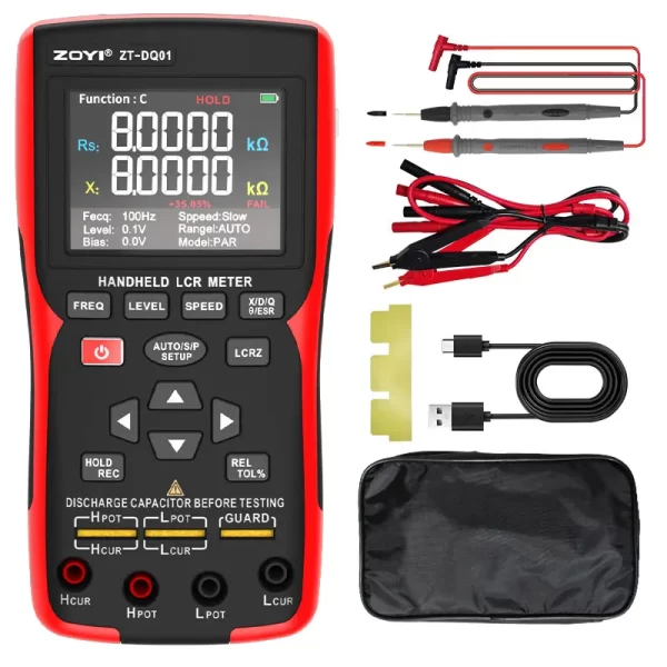 ZOYI ZT-MD1 Multimeter Intelligent Tweezers Lcr Digital Bridge Tester Automatic Measurement Of Resistance Capacitance And Indu - Imagem 11