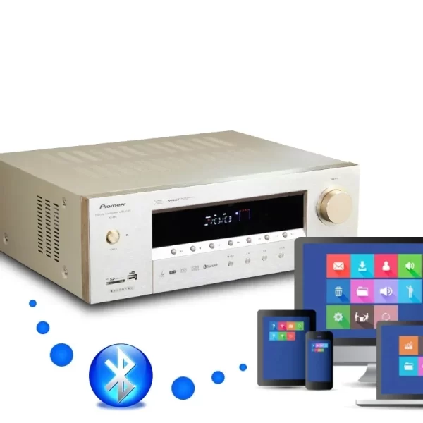 5.1 Channel Home Theater High Power Supports Fiber Coax TV Dual Microphone Bluetooth 5.0 HDMI 4K USB Karaoke Audio Amplifier - Imagem 6
