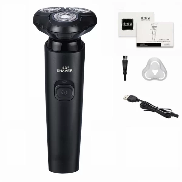 Barbeador Elétrico Barbeador Elétrico Máquina de Cortar Pelos Corporais Máquina de Barbear para Homens Mulheres Máquina de Cortar Barba Rotativa Aparador À Prova D'água - Imagem 17