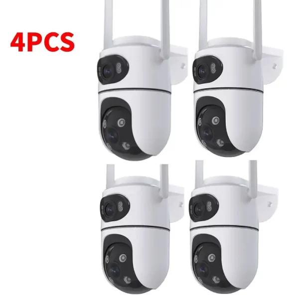 1-5PCS 4K 8MP Dual Lens Wifi Camera Outdoor PTZ Night Vision Human Detection Track Alarm Security Protection Surveillance IP Cam - Imagem 11