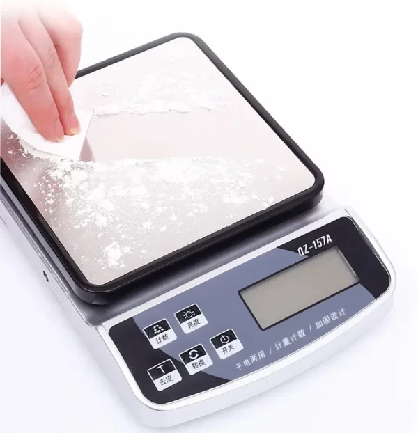 QZ-157A Electronic Scale USB Charge Precision Kitchen Balance Food Scale Household Coffee Scale Smart Digital Baking - Imagem 3