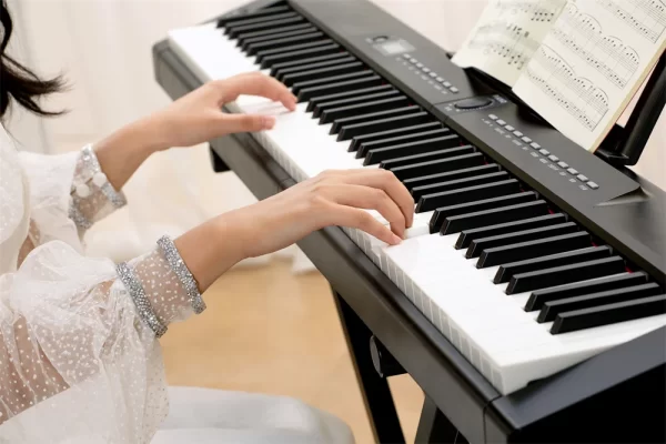 88 Key piano with MIDI and velocity piano keyboard instruments with plastic keys digital synthesizer music keyboard for school - Imagem 3