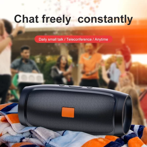 Alto-falante Bluetooth duplo estéreo externo Tfusb reprodução FM transmissão de voz subwoofer portátil 50 alto-falante sem fio - Imagem 4