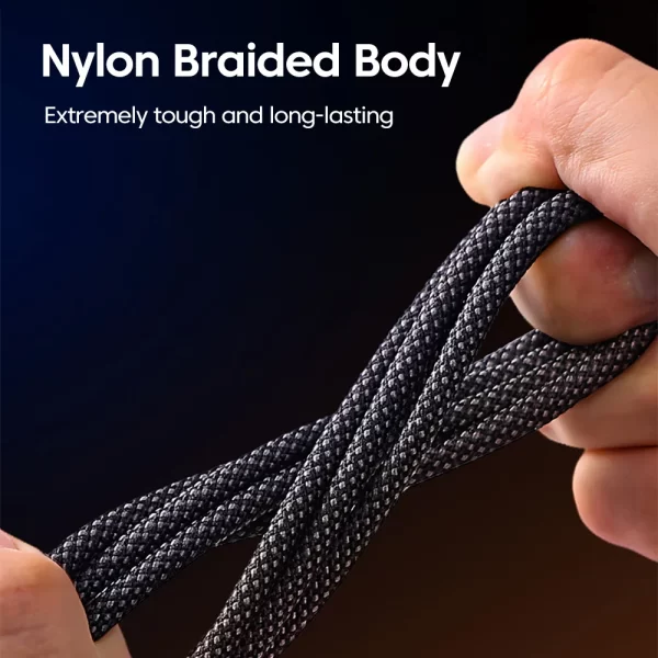 240W QC3.0 USB to Type C Fast Charging Cable Super Fast Charger Cable LED Phone Charger Data Cordfor Samsung Xiaomi Huawei OPPO - Imagem 3