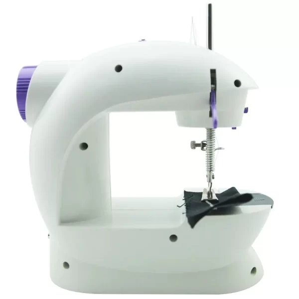 Máquina de costura doméstica 202Mini Máquina de costura portátil com cortador de luz Pedal Máquina de costura portátil com luz noturna - Imagem 3