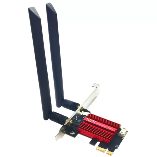 1200Mbps PCI-E WIFI Wireless Network Card Desktop Dual Band antenna 8DB 2.4G 5G PCI e PCIe  2 in 1 WIFI Bluetooth Adapter 7260AC - Imagem 6