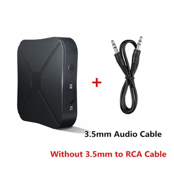 2 In 1 Bluetooth Audio Receiver Transmitter 3.5mm AUX Jack RCA USB Dongle Music Stereo Wireless Adapter For Car TV PC Headphone - Imagem 10
