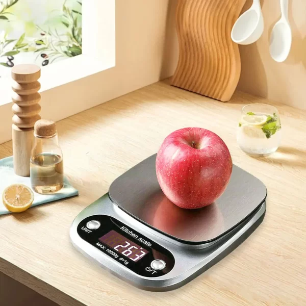 High Precision Kitchen Scale 10kg Electronic Jewelry Food Baking Scale Multifunction Measuring Tool Electronic Scale Lcd Display - Imagem 3