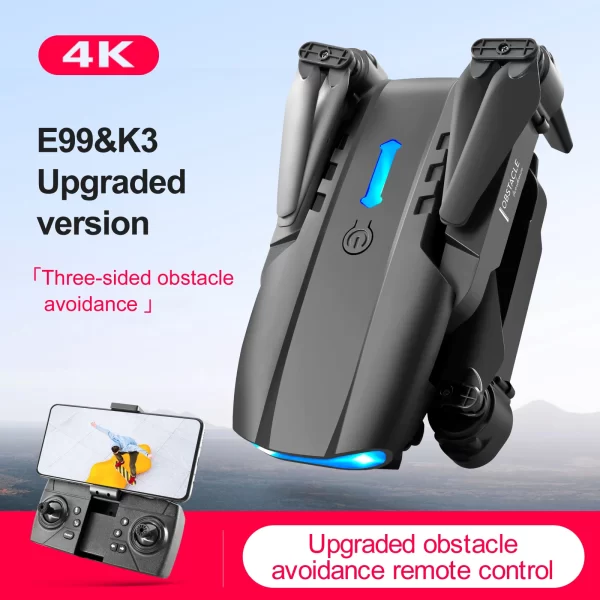 E99 Pro Drone Quadcopter Remote Control Handle Four Axis Aircraft HD 6K Photography UAV Altitude Fixation Helicopter Toys - Imagem 3