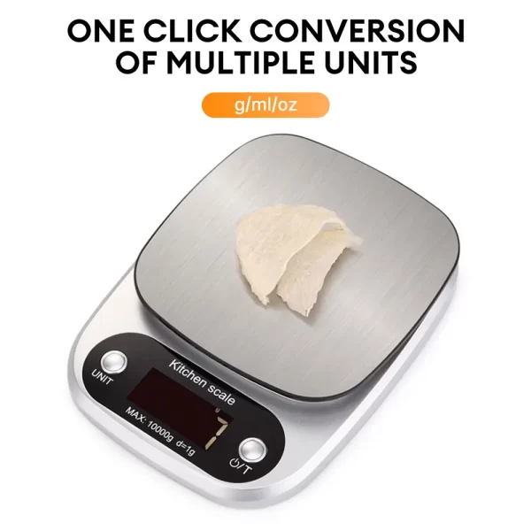 High Precision Kitchen Scale 10kg Electronic Jewelry Food Baking Scale Multifunction Measuring Tool Electronic Scale Lcd Display - Imagem 4