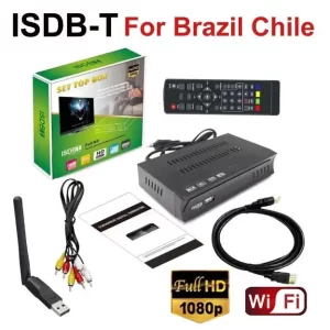 Factory ISDB-T Decodificador De TV Digital TV Receiver Decoder Receptor HD 1080P Satellite TV Receiver ISDB-T Chile Peru Brazil