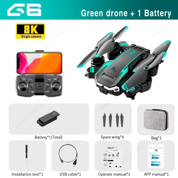 5G GPS Drone 8K Professional 4K Dual Camera Aerial Photography Obstacle Avoidance UAV Quadcopter Helicopter Toys Gifts - Imagem 8