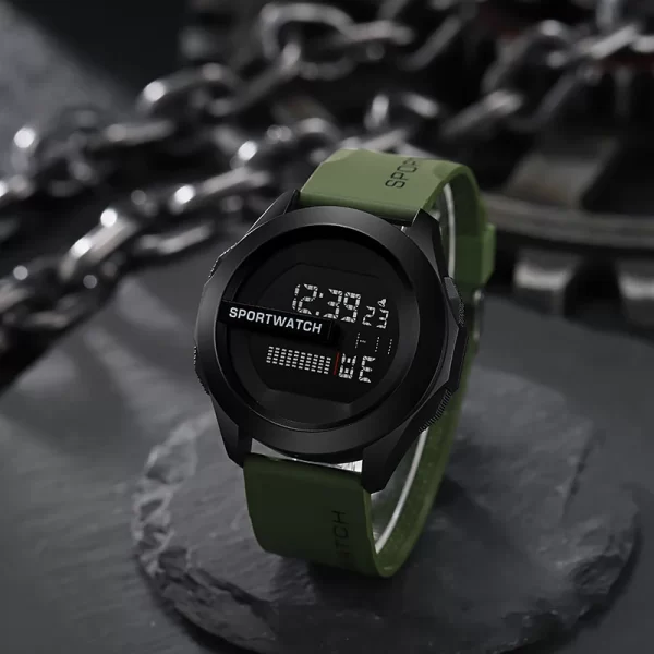 POSHI Sport Watch for Man Luxury Digital Wristwatch Stopwatch Luminous with Date Week Original Waterproof Clock free shipping - Imagem 7