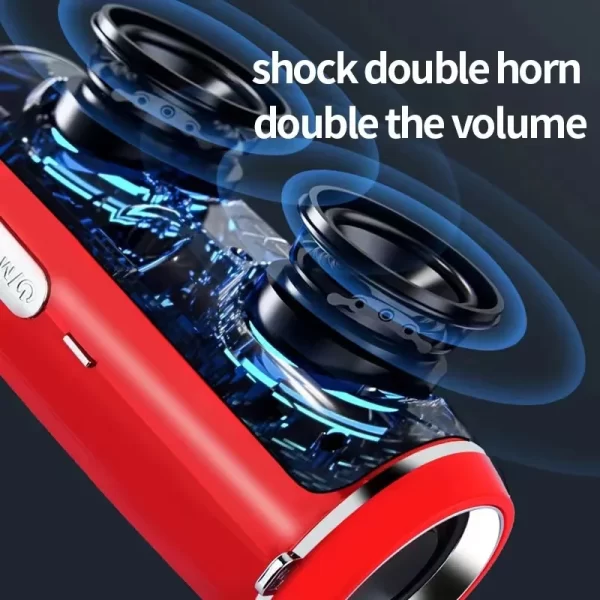 Caixa De Som - Portable Wireless Speaker Bluetooth 200W High Power Outdoor Audio 3D Stereo Surround TWS FM Voice RHDE Promotion - Imagem 5