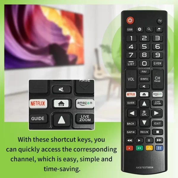 NEW AKB75375604 Remote Control Fit for L*G SMART TV 43UK6300PUE 32LK610BPUA 49UK6300PUE 55UK6300PUE - Imagem 3