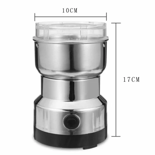 Moedor de grãos de café 1 peça, moinho de grãos doméstico, aço inoxidável, grãos ultrafinos, triturador de medicina chinesa, moedor elétrico - Imagem 5