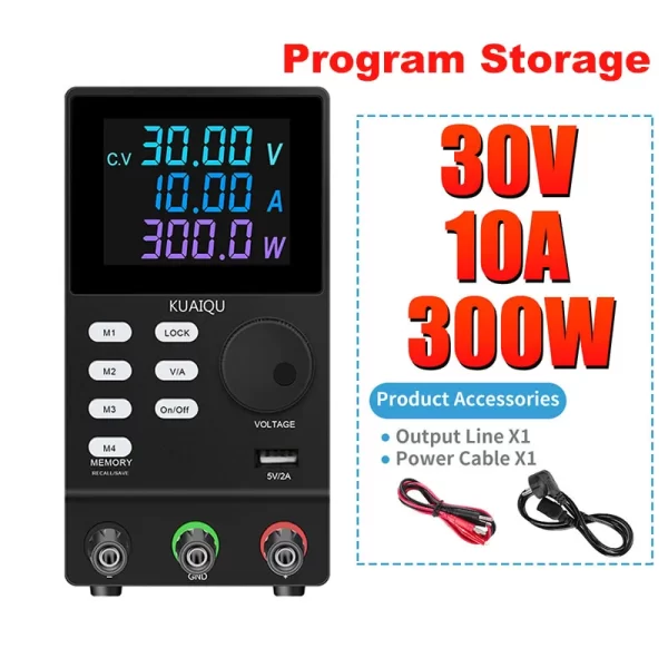 30V 10A DC Fonte de alimentação com display digital ajustável Mini fontes de alimentação de laboratório Regulador de tensão 60V 5A 120V 3A 32V 6A - Imagem 19