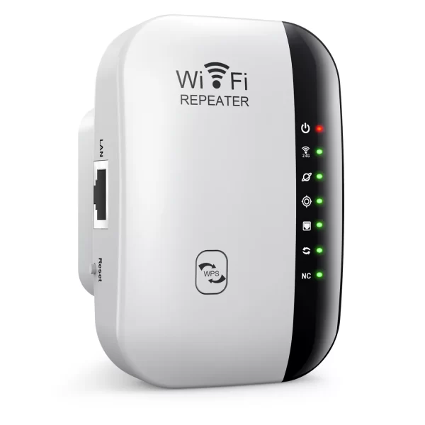 Wireless WiFi Repeater 300Mbps WiFi Extender Amplifier Booster Router 802.11N WPS Long Range 7 Status Light WiFi Repeater for PC - Imagem 9