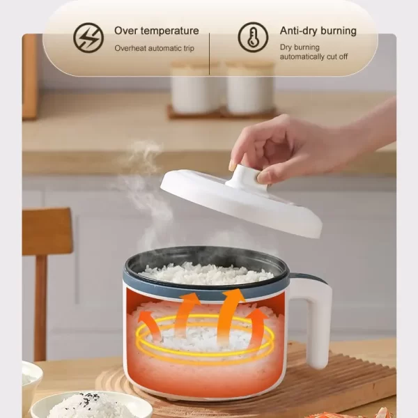 Electric Rice Cooker Single Double Layer 220V Multi Cooker Non-Stick Smart Mechanical MultiCooker Steamed Rice Pot For Home - Imagem 4