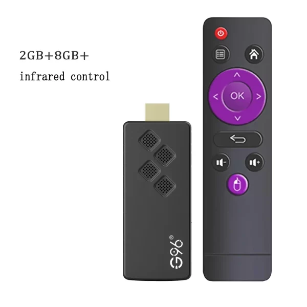 G96 Smart Tv stick Android13.0 Q2 Allwinner H313 BT5.0 Google Voice 4k Dual Wifi Youtube Multi Language Streaming Media Player - Imagem 8