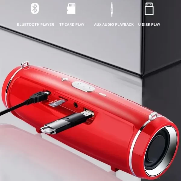 Caixa De Som - Portable Wireless Speaker Bluetooth 200W High Power Outdoor Audio 3D Stereo Surround TWS FM Voice RHDE Promotion - Imagem 3