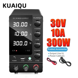 30V 10A DC Fonte de alimentação com display digital ajustável Mini fontes de alimentação de laboratório Regulador de tensão 60V 5A 120V 3A 32V 6A