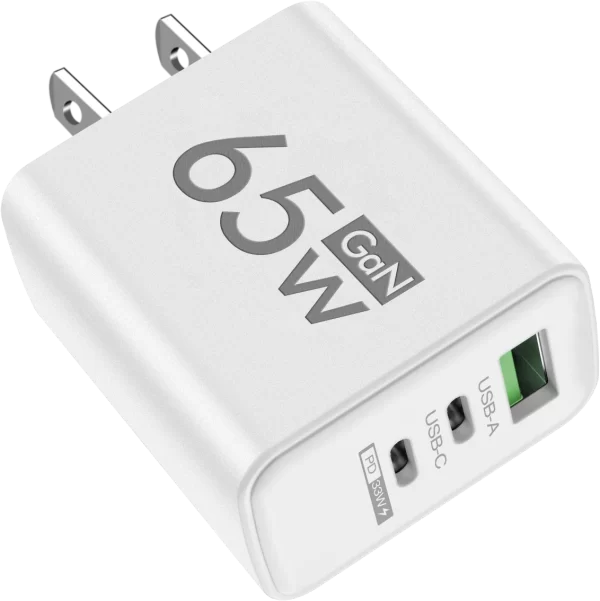 65w gan usb carregador rápido tipo c pd carregador de carregamento rápido adaptador de alimentação do telefone móvel para iphone 14 15 pro xiaomi samsung oneplus - Imagem 9