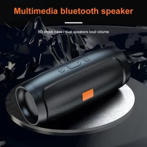 Alto-falante Bluetooth duplo estéreo externo Tfusb reprodução FM transmissão de voz subwoofer portátil 50 alto-falante sem fio