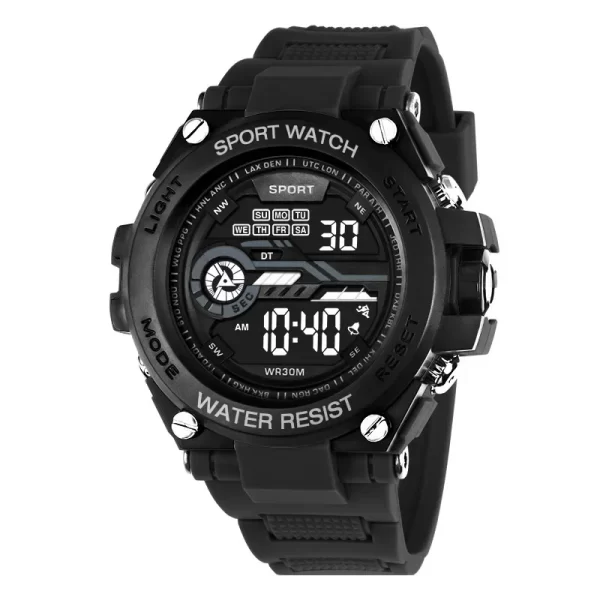 YIKAZE Men's Sports Watch Waterproof Man Sport Watches Multifuction LED Digital Military Watch Alarm Clock Electronic Wristwatch - Imagem 8