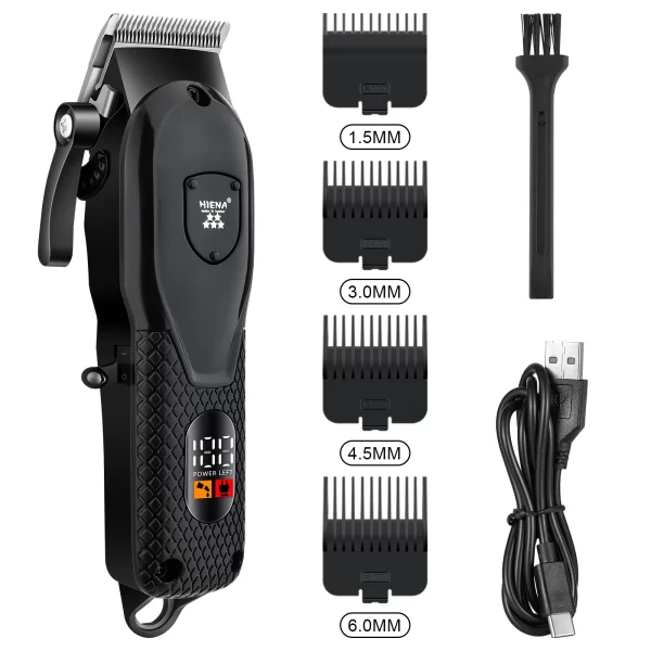 HIENA hair clipper Shaver Professional electric scissors push Barber shop hair trimmers Hair cutting machine trimmer for men - Imagem 7