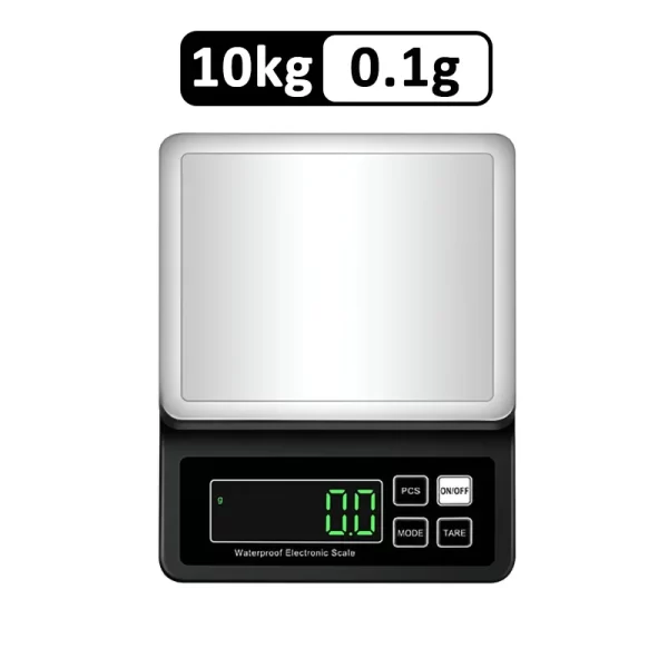Fully Waterproof Kitchen Scale USB 0.1g/1g High Precision Electronic Balance 304 Stainless Steel Scales with Counting Function - Imagem 15