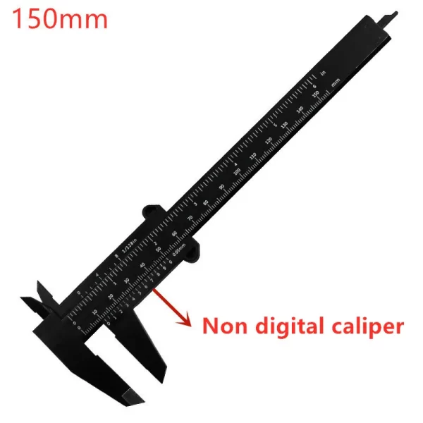150mm 100mm Electronic Digital Caliper Carbon Fiber Dial Vernier Caliper Gauge Micrometer Measuring Tool Digital Ruler - Imagem 7