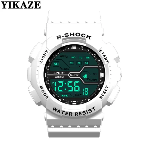 Outdoor Sport Men Watch Multifunction Large Screen LED Electronic Waterproof Luminous Military Digital Wristwatches Reloj Hombre - Imagem 2