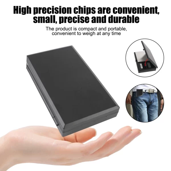 Precise LCD 200G-0.01G For Jewelry Gram Weight For Kitchen Mini Digital Scale High Accuracy Backlight Electric Pocket 1Pcs - Imagem 2
