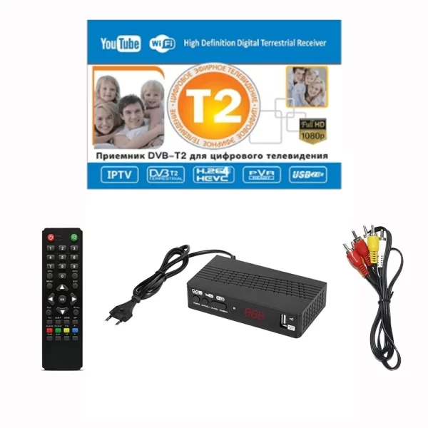 HD 1080p Tv Tuner Dvb T2 VGA Dvb-T2 For Monitor Adapter USB2.0 Tuner Receiver Satellite Decoder Dvbt2 Mutiple Language Manual - Imagem 9