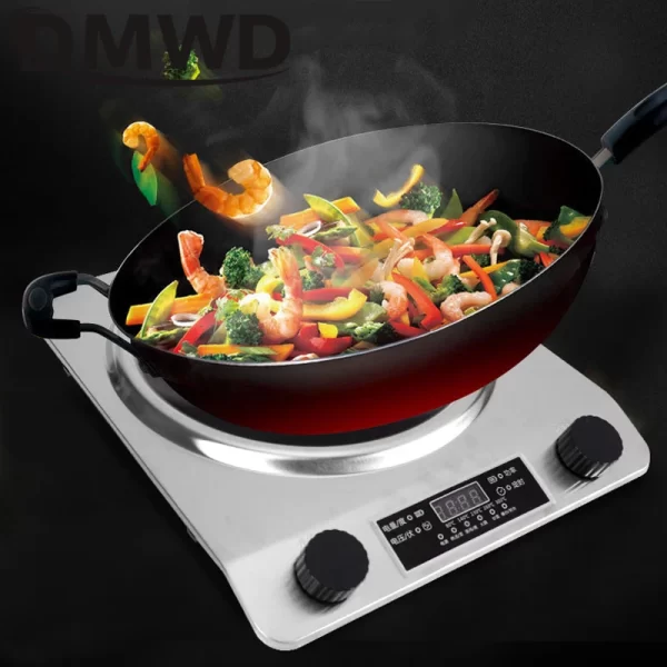 Electric Induction Cooker Waterproof 4500W High Power Concave Stove Hotpot Cooker Intelligent Home Commercial Hot Pot Cookware - Imagem 2