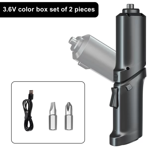 3.6v Power Tools Household Maintenance Repair 500mAh Lithium Battery Mini Household Electric Drill Rotated Cordless Screwdriver - Imagem 9