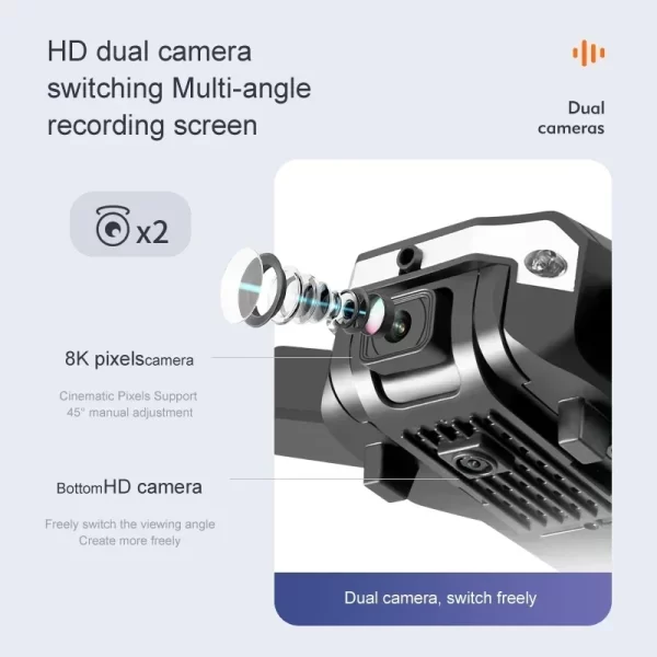 5G GPS Drone 8K Professional 4K Dual Camera Aerial Photography Obstacle Avoidance UAV Quadcopter Helicopter Toys Gifts - Imagem 5